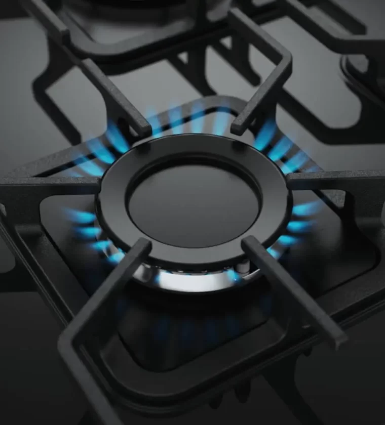 FOGAO DECORATO VETRO 5B INOX G3 601230053 UN (MUELLER)