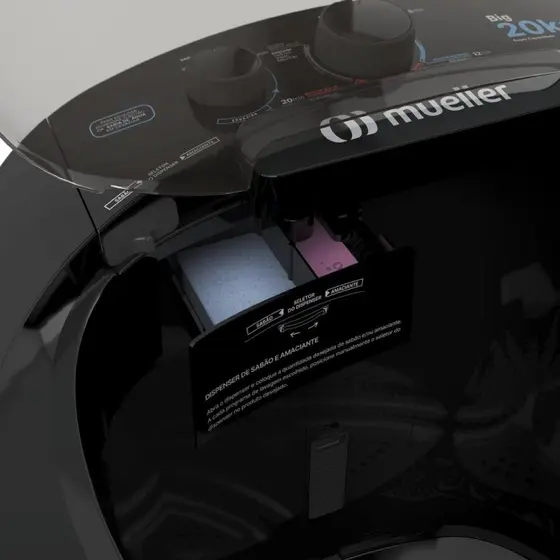 LAVADORA BIG 20.1 PTO 127V 60Hz UN (MUELLER)