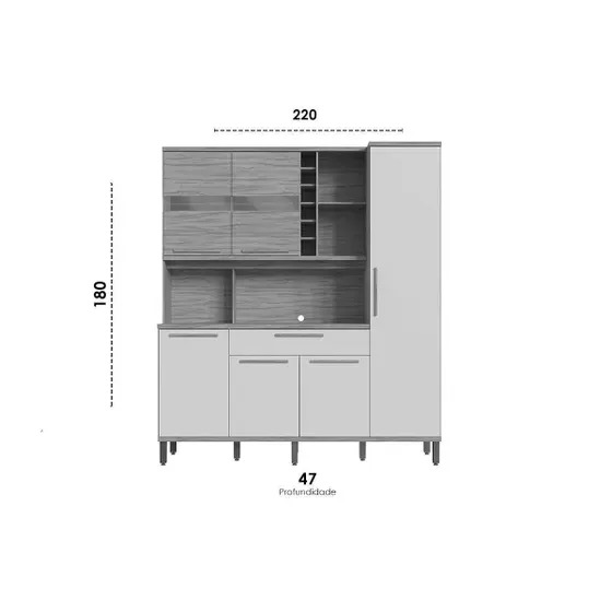 KIT TOURIGA 06PTS - AMENDOA/OFF WHITE UN (RONIPA)