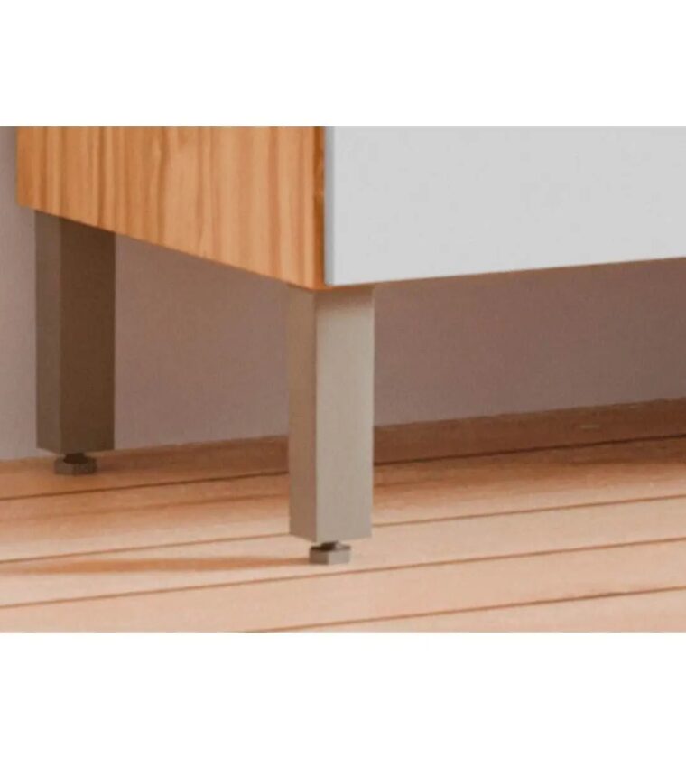 Cozinha Compacta Kit Moscato c/ 6 Portas e 1 Gaveta 197x151cm Amendoa/Branco - Ronipa