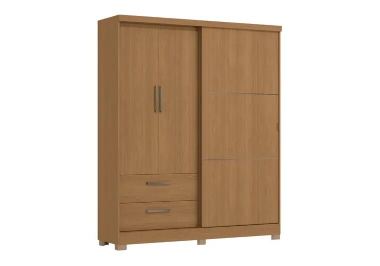 Guarda Roupa Casal 3P 2G 218x180 cm C533 Kappesberg