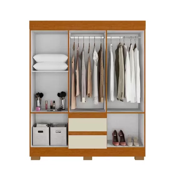 Guarda Roupa Casal Maya 6 Portas 100% MDP ACP Móveis