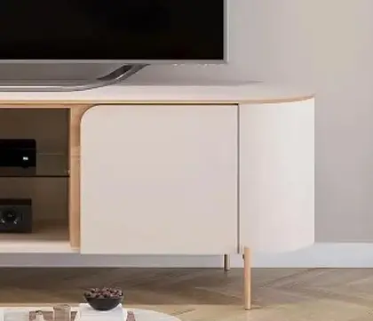 Bancada Adele 180 cm para TV 65 Polegadas Dj Moveis