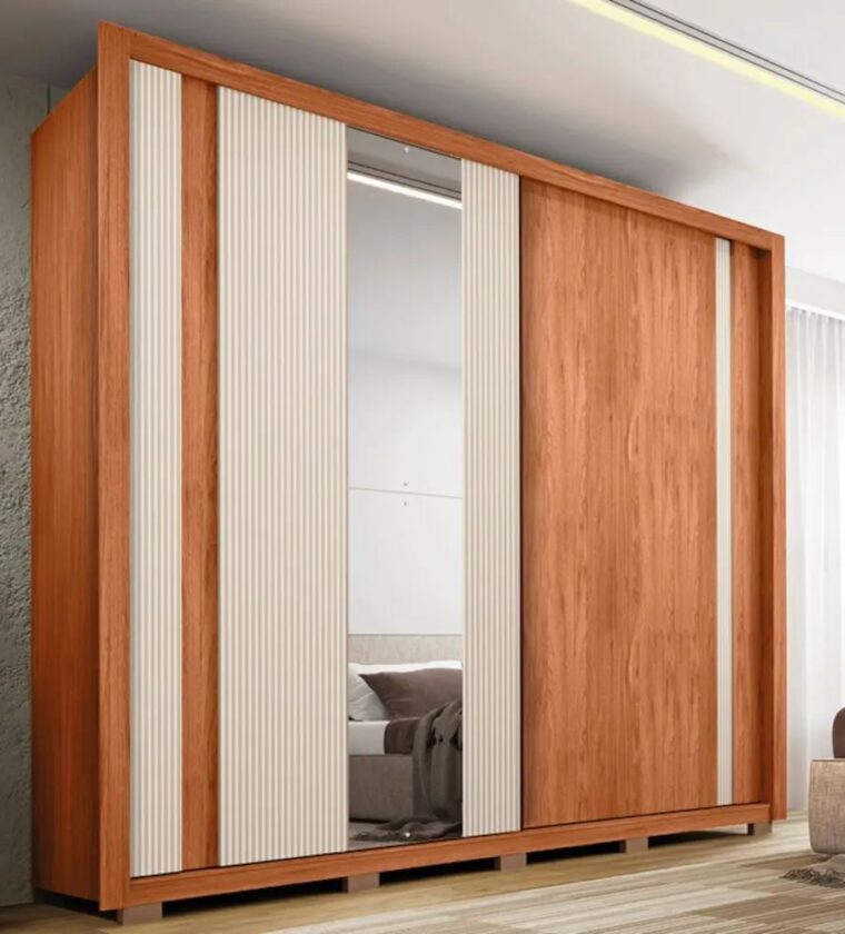 Guarda-roupa Casal 4 Gavetas 2 Portas Caemmun Romanus