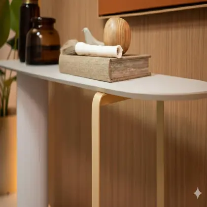Aparador com Pés Metálicos Olimpo Linea Brasil