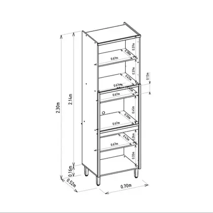 Torre Simples 5 Portas Allure Linea Brasil