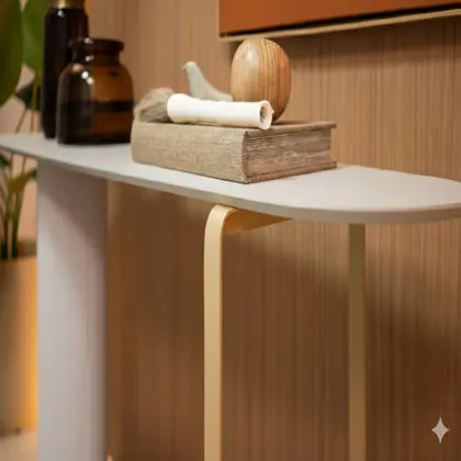 Aparador com Pés Metálicos Olimpo Linea Brasil
